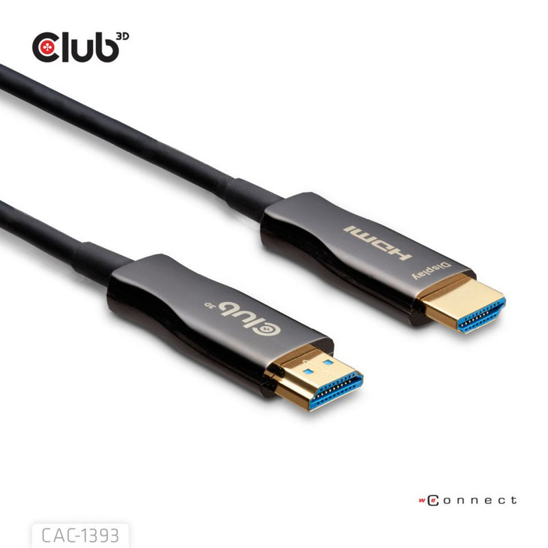 Afbeelding laden in galerijviewer, Club 3d hdmi hybride aoc kabel (zwart, 50 meter)
