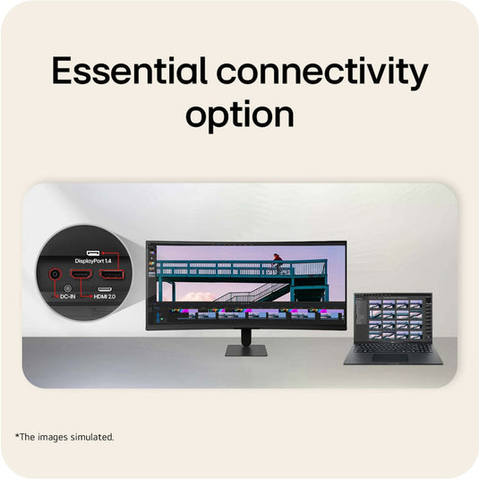 Lg ultrawide 34u601b-b 34 curved monitor (zwart, hdmi, displayport, amd freesync, 120 hz)