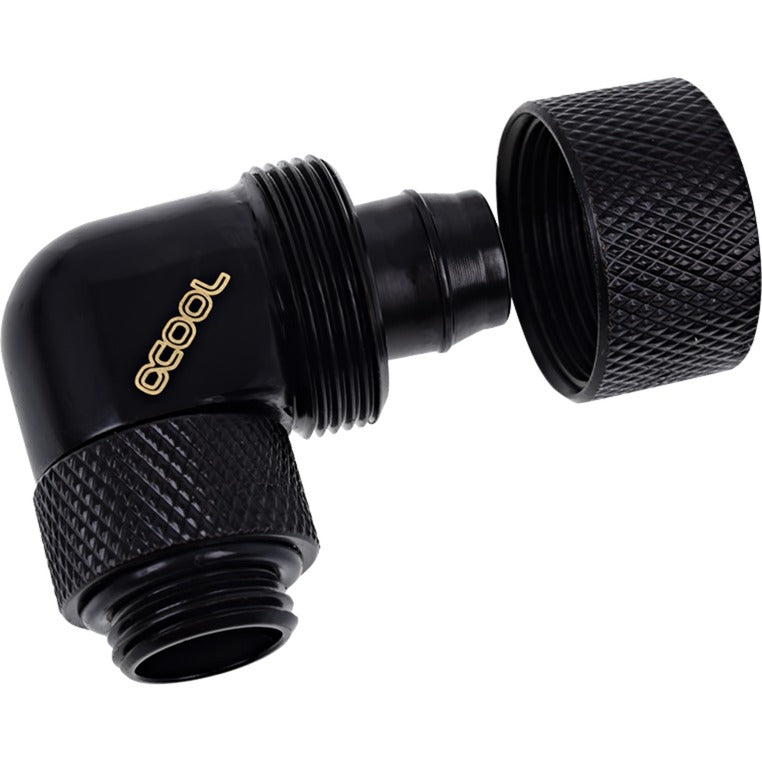 Afbeelding laden in galerijviewer, Alphacool eiszapfen 16 10mm compression fitting verbinding (zwart, draaibaar aan schroefdraadzijde)
