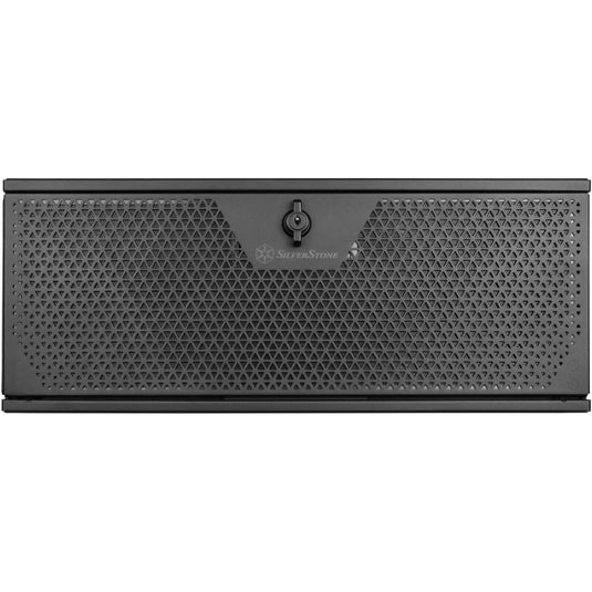 Silverstone rm44 rack behuizing (zwart | 4u | usb type-c | 2x 80mm casefan inbegrepen)