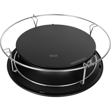 Kamado joe slōroller met rvs cooking rack voor classic i ii inlegrooster