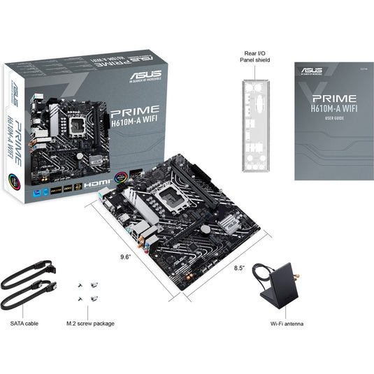 Asus prime h610m-a wifi socket 1700 moederbord