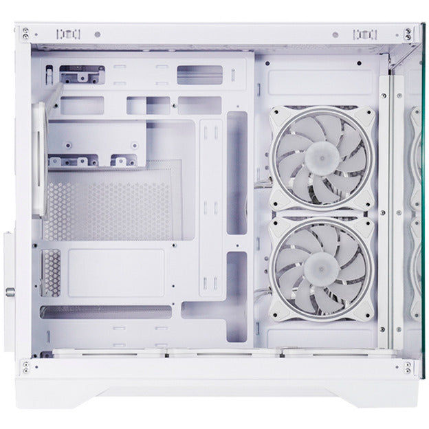 Afbeelding laden in galerijviewer, Chieftec visio midi tower behuizing (wit | 2x usb-a | 1x usb-c | rgb | tempered glass)
