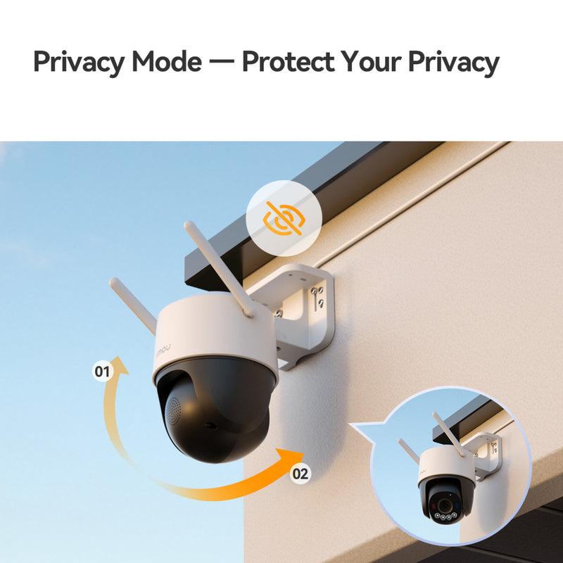 Afbeelding laden in galerijviewer, Imou cruiser sc 4k - beveiligingscamera voor buiten – 4k ultra hd (8mp) – 360° pan tilt – slimme persoonsdetectie tracking – kleur nachtzicht – sirene waarschuwingslicht – wi-fi 6 poe

