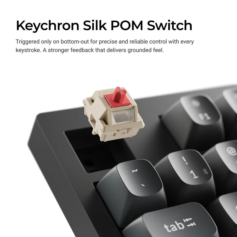 Afbeelding laden in galerijviewer, Keychron v5 ultra 8k wireless custom mechanical keyboard (zwart, us lay-out (qwerty), silk pom banana, 96%, rgb, hot swap, 2.4 ghz | bluetooth 5.3 | usb-c)
