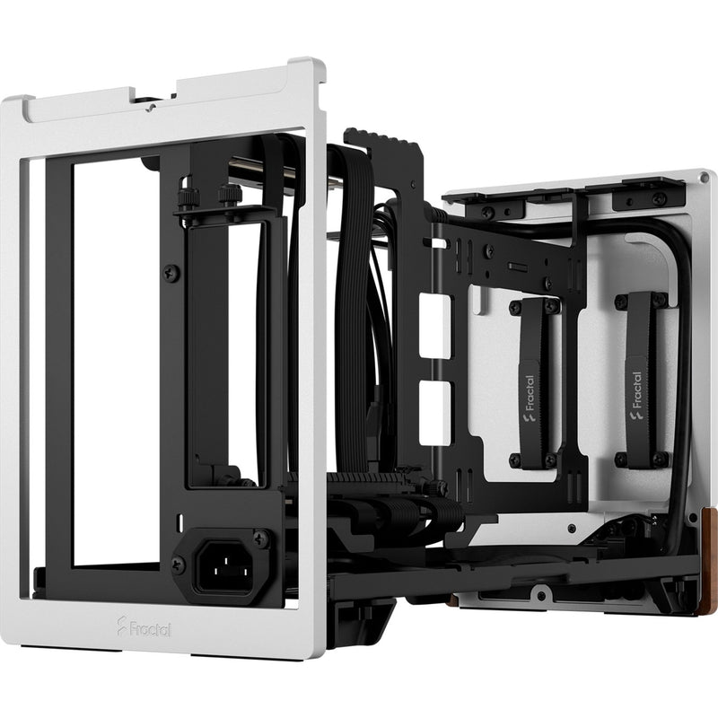 Afbeelding laden in galerijviewer, Fractal design terra mini tower behuizing (zilver houtkleur | 1x usb-a | 1x usb-c)
