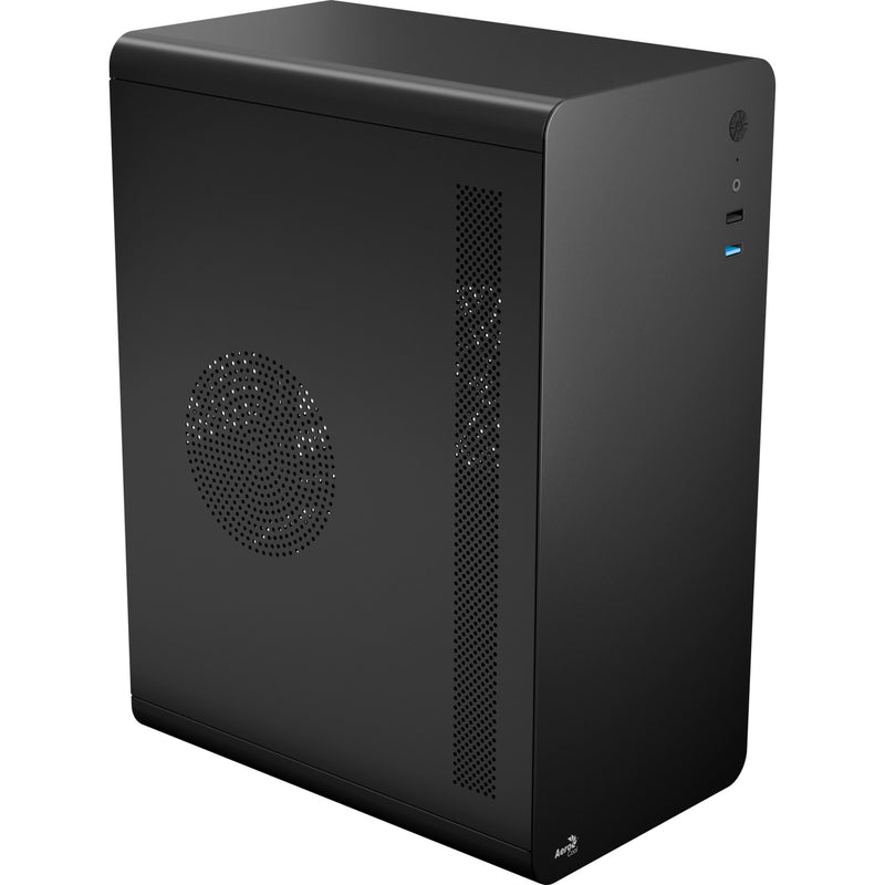 Afbeelding laden in galerijviewer, Aerocool cs110 mini tower behuizing (zwart | 2x usb-a)
