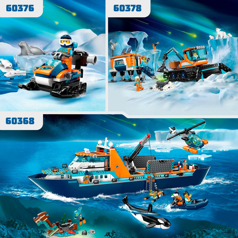 Afbeelding laden in galerijviewer, Lego city - poolonderzoeksschip constructiespeelgoed (60368)
