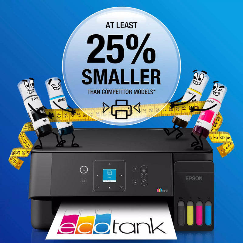 Afbeelding laden in galerijviewer, Epson ecotank et-2922 all-in-one inkjetprinter (zwart, scannen, kopiëren, wi-fi, inclusief tot 3 jaar inkt, c11cl63416)
