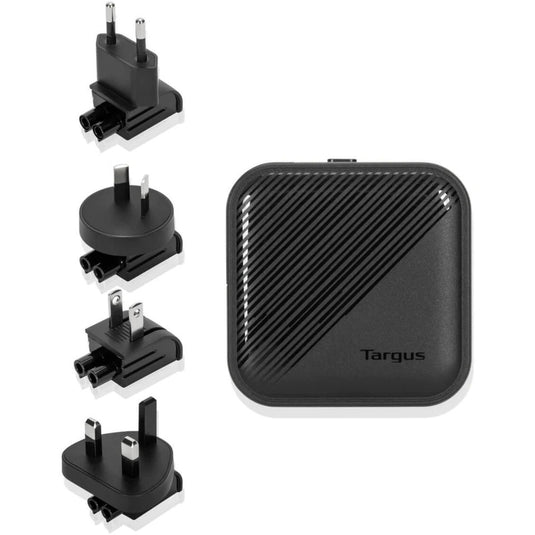 Targus 65w gan wall charger (zwart)