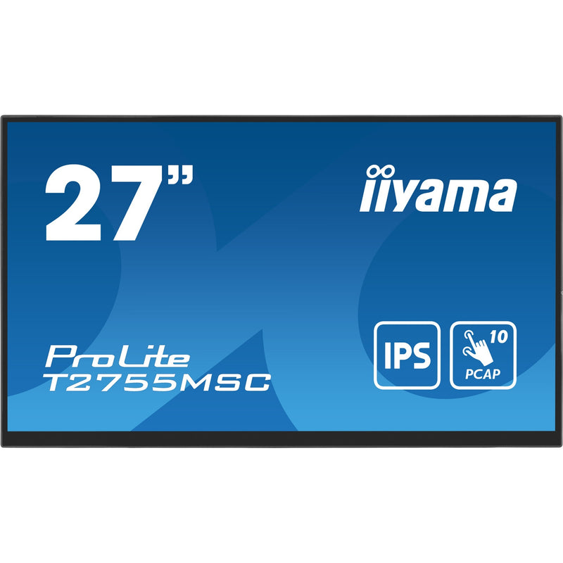 Afbeelding laden in galerijviewer, Iiyama prolite t2755msc-b1 27 touchscreen monitor (zwart, hdmi, displayport, 2x usb-a)
