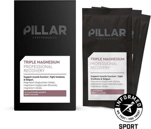 Pillar performance triple magnesium travel pack 15x5g