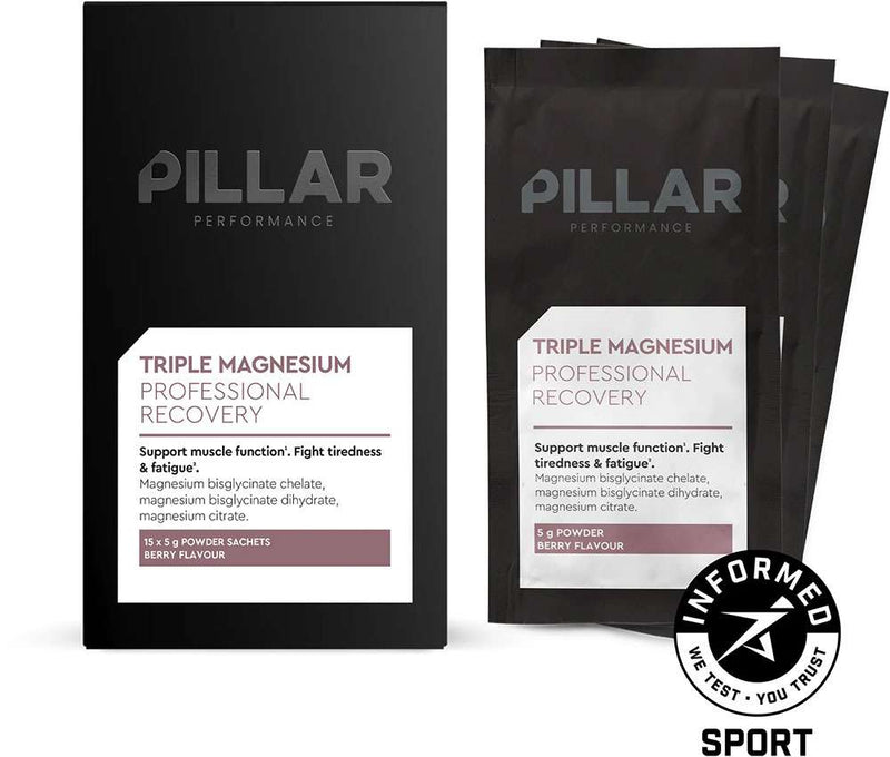 Afbeelding laden in galerijviewer, Pillar performance triple magnesium travel pack 15x5g
