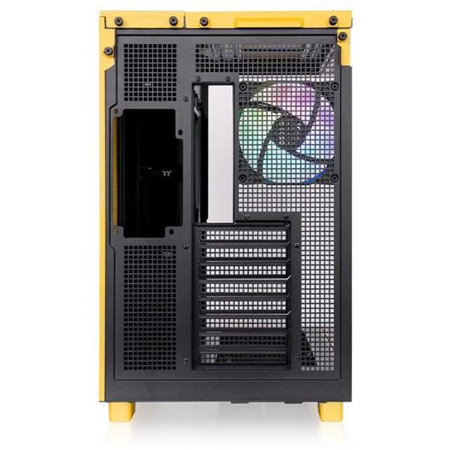 Afbeelding laden in galerijviewer, Thermaltake view 380 xl tg argb bumblebee midi tower behuizing (donkergeel | 2x usb-a | 1x usb-c | rgb | window)
