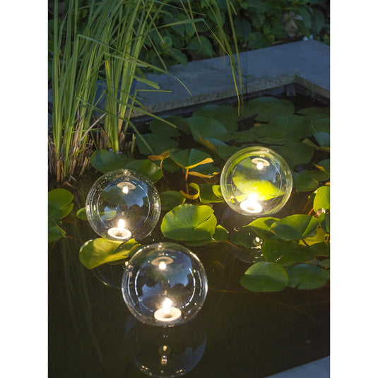 Ubbink multibright float drijvende lichtbol led ledlamp (transparant, 3 stuks)