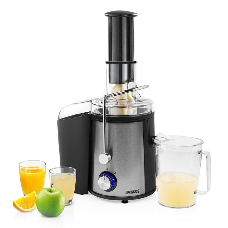 Afbeelding laden in galerijviewer, Princess 203040 juice extractor sapcentrifuge (zwart roestvrij staal, vaatwasser geschikte onderelen | 800 w)
