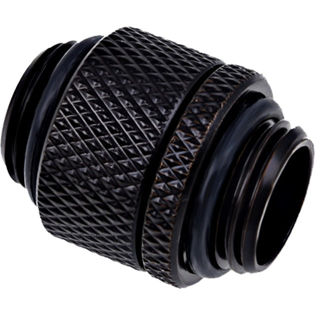 Afbeelding laden in galerijviewer, Alphacool eiszapfen double nipple rotatable g1 4 ag to g1 4 ag aansluiting (zwart)
