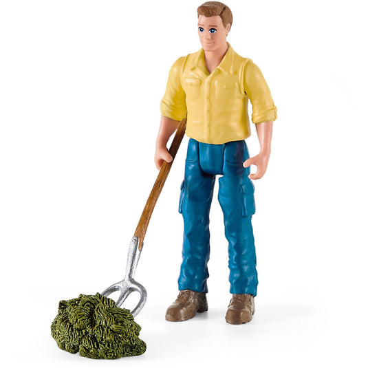 Schleich farm world - koe wasstation speelfiguur