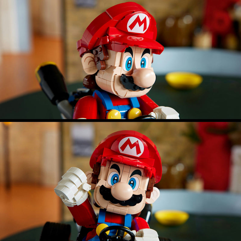 Afbeelding laden in galerijviewer, Lego super mario 72037 mario kart mario en standaardkart
