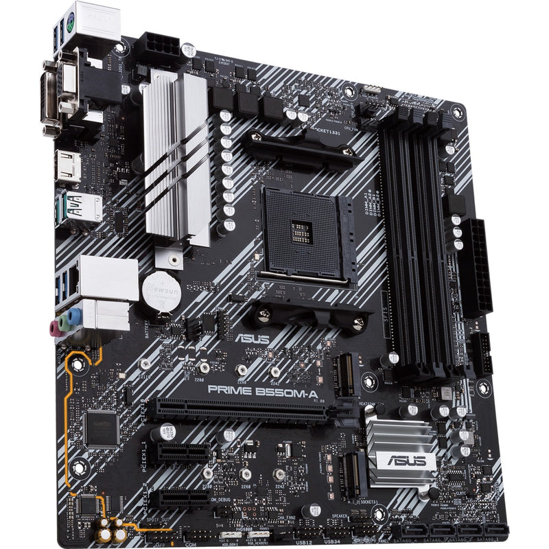 Afbeelding laden in galerijviewer, Asus prime b550m-a socket am4 moederbord (raid, gb-lan, sound, µatx)
