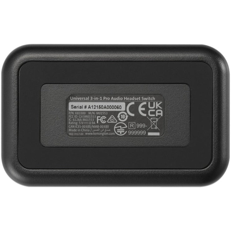 Afbeelding laden in galerijviewer, Kensington universal 3-in-1 pro audio headset switch (bluetooth, usb, 3,5mm audio)
