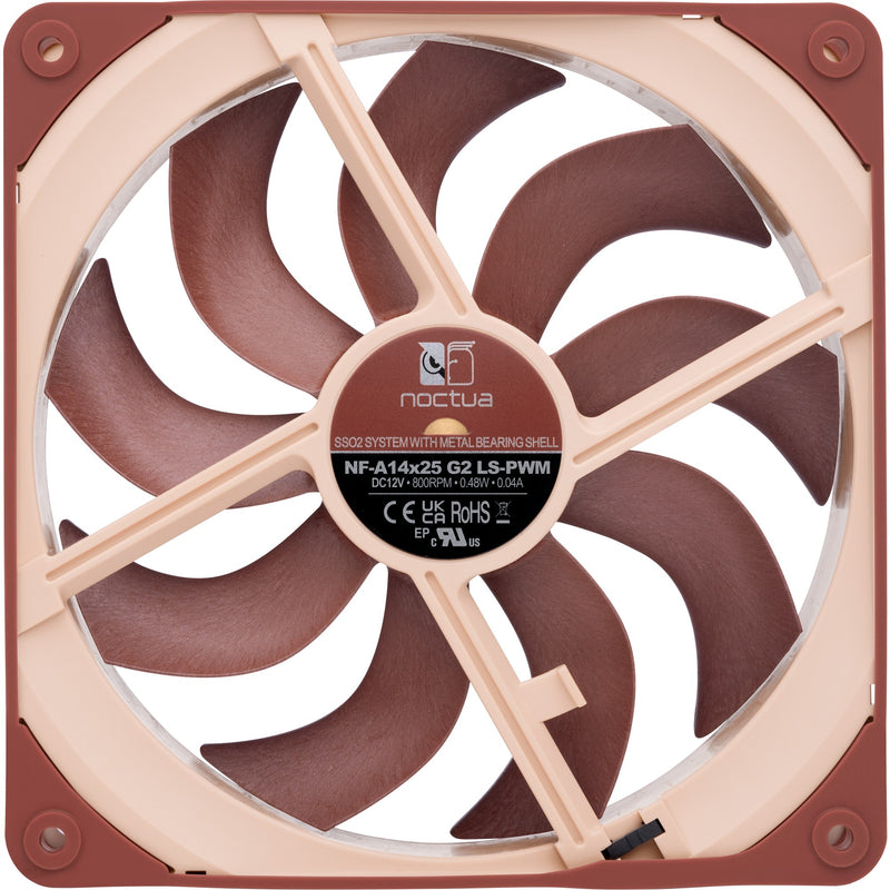 Afbeelding laden in galerijviewer, Noctua nf-a14x25 g2 ls-pwm case fan (bruin, 140 x 140 x 25 mm)
