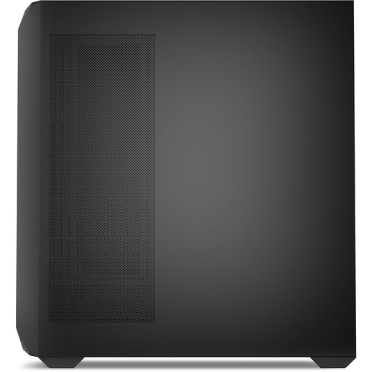 Sharkoon ak3 midi tower behuizing (zwart | 2x usb-a | 1x usb-c)