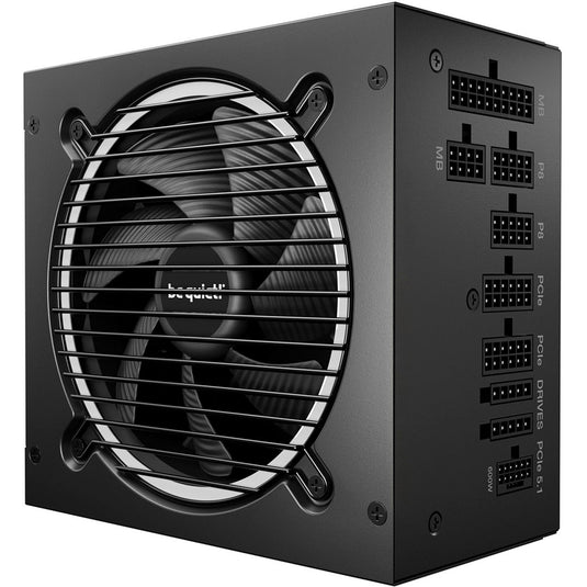 Be quiet! pure power 13 m modulaire 850 watt voeding (zwart, 1x 12v-2x6, 4x pcie)