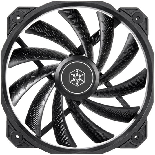 Silverstone shark force 160 case fan (zwart, 160 x 160 x 27 mm, pwm)