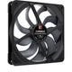 Noctua nf-a14x25 g2 pwm chromax.black case fan (zwart, 140 x 140 x 25 mm)
