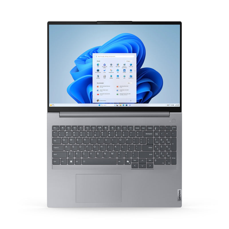 Afbeelding laden in galerijviewer, Lenovo thinkbook 16 gen 7 (21mw0088mh) 16 laptop (grijs | ryzen 7 7735hs | radeon 680m | 16 gb | 512 gb ssd)
