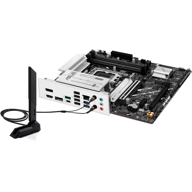 Afbeelding laden in galerijviewer, Asus prime b860m-a wifi socket 1851 moederbord (raid, 2.5 gb-lan, wi-fi 6e, bt, sound, µatx)

