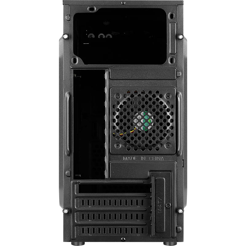 Afbeelding laden in galerijviewer, Aerocool cs-103 mini tower behuizing (zwart | 3x usb-a)
