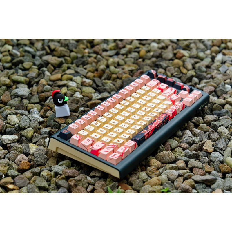 Afbeelding laden in galerijviewer, Ducky year of the snake 2025 limited edition rgb mechanisch gaming toetsenbord (zwart, us lay-out (qwerty), cherry mx2a brown, 75%, rgb, pbt dye-sub keycaps, hot-swap)
