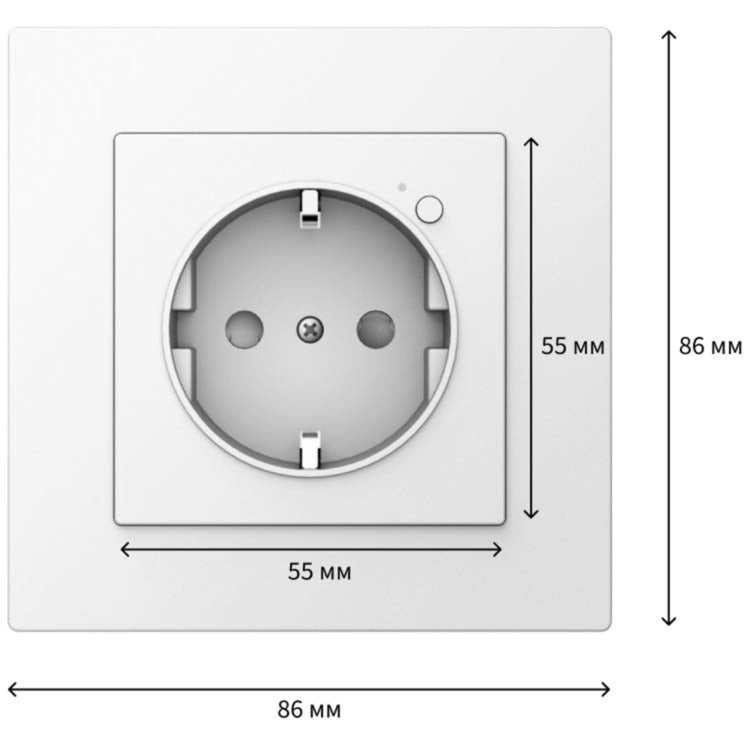 Afbeelding laden in galerijviewer, Aqara wall outlet h2 eu stekkerdoos (wit, zigbee)
