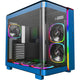 Montech king 95 pro midi tower behuizing (blauw | 2x usb-a | 1x usb-c | rgb | tempered glass)