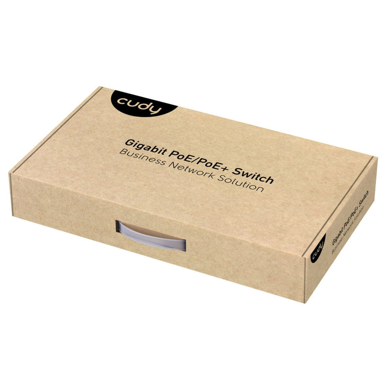 Afbeelding laden in galerijviewer, Cudy 24-gbe poe+ switch with 2 uplink sfp (zwart)

