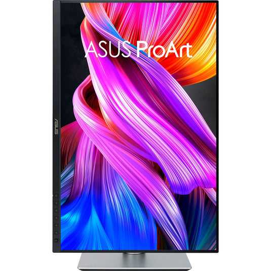 Asus proart pa248crv 24 monitor (zwart zilver, 2x hdmi, 2x displayport, 4x usb-a, usb-c)