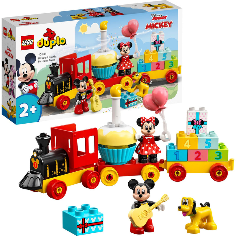 Afbeelding laden in galerijviewer, Lego duplo disney mickey minnie verjaardagstrein, bouwbaar speelgoed voor peuters 10941
