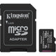 Kingston canvas select plus 128 gb microsdxc geheugenkaart (zwart, uhs-i u1, class 10, v10, incl. sd adapter)