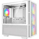 Deepcool ch560 midi tower behuizing (wit | 1x usb-a | 1x usb-c | rgb | tempered glass)