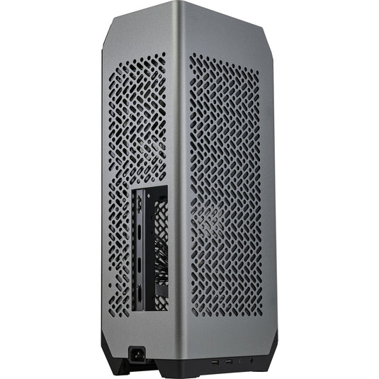 Cooler master ncore 100 max mini tower behuizing (donkergrijs | 2x usb-a | 1x usb-c)