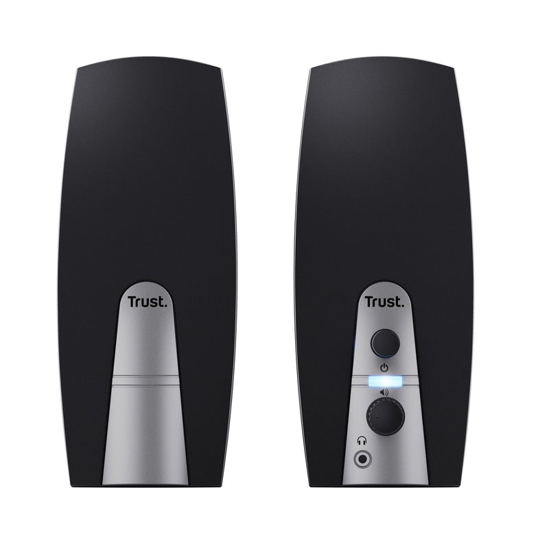 Afbeelding laden in galerijviewer, Trust 2.0 speaker set pc-luidspreker (zwart zilver)
