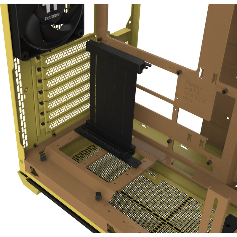 Afbeelding laden in galerijviewer, Thermaltake view 390 air butter caramel midi tower behuizing (geel | 2x usb-a | 1x usb-c | tempered glass)
