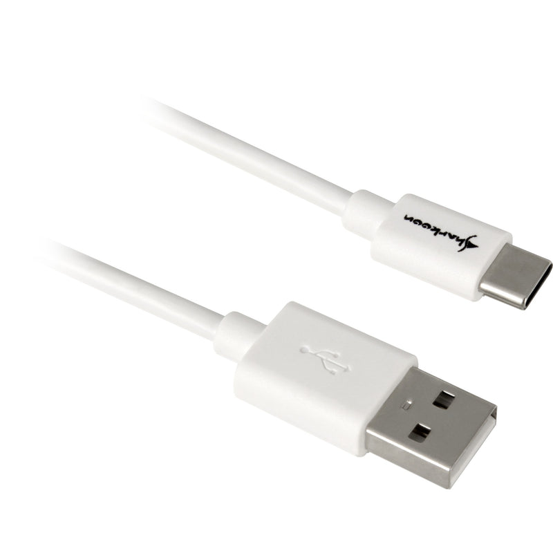 Afbeelding laden in galerijviewer, Sharkoon usb-a 2.0 - usb-c kabel (wit, 1,5 meter)
