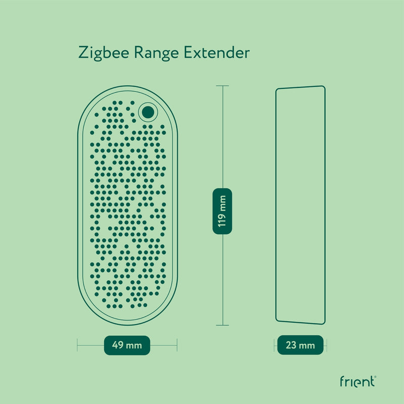 Afbeelding laden in galerijviewer, Frient zigbee range extender eu mesh access point (wit, zigbee 3.0)
