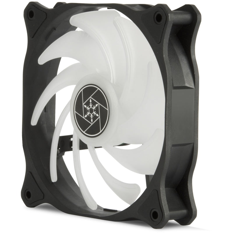 Afbeelding laden in galerijviewer, Silverstone air blazer 120r rgb case fan (zwart, 120 x 25 x 120 mm, pwm)
