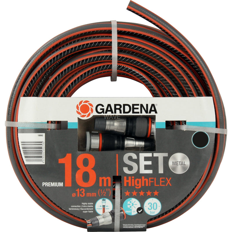 Afbeelding laden in galerijviewer, Gardena comfort highflex slang 13 mm (1 2 ) (grijs oranje, 18062-20, 18 m)

