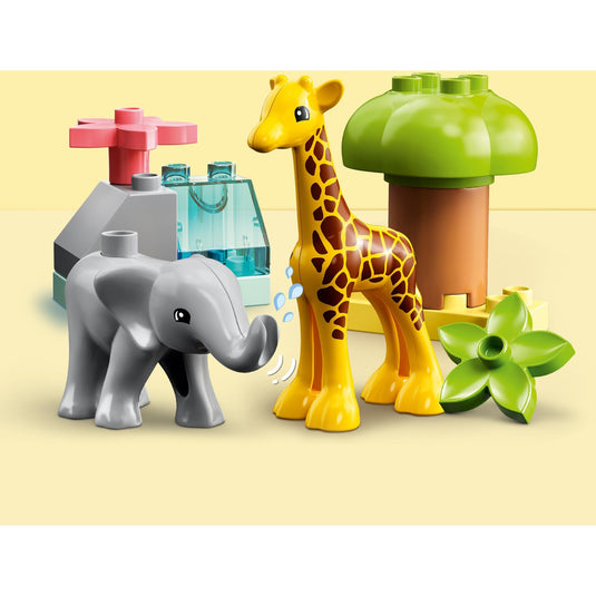 Lego duplo - wilde dieren van afrika constructiespeelgoed (10971)