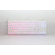 Ducky one 3 classic pure white tkl rgb mechanisch toetsenbord (wit, us lay-out (qwerty), cherry mx silent red, 80% (tkl), rgb leds, double-shot pbt, hot-swappable, quack mechanics)